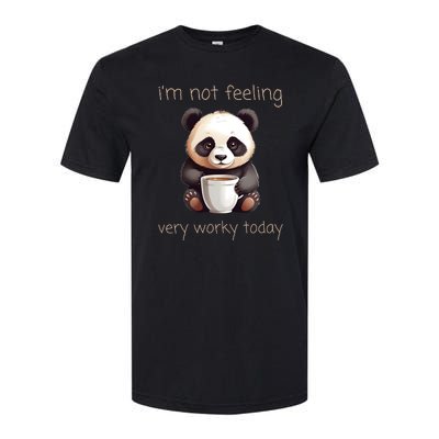 I Hate Mornings Panda Softstyle CVC T-Shirt