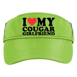 I Heart My Cougar Girlfriend Adult Drive Performance Visor