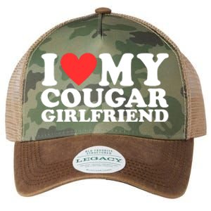 I Heart My Cougar Girlfriend Legacy Tie Dye Trucker Hat