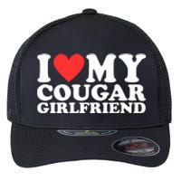 I Heart My Cougar Girlfriend Flexfit Unipanel Trucker Cap