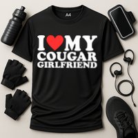 I Heart My Cougar Girlfriend Cooling Performance Crew T-Shirt