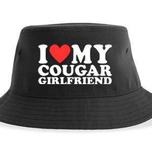 I Heart My Cougar Girlfriend Sustainable Bucket Hat