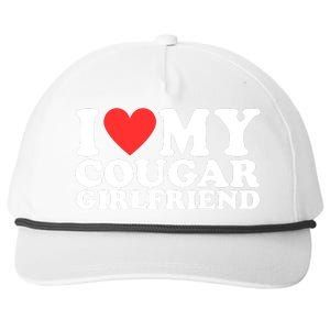 I Heart My Cougar Girlfriend Snapback Five-Panel Rope Hat