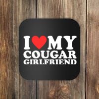 I Heart My Cougar Girlfriend Coaster