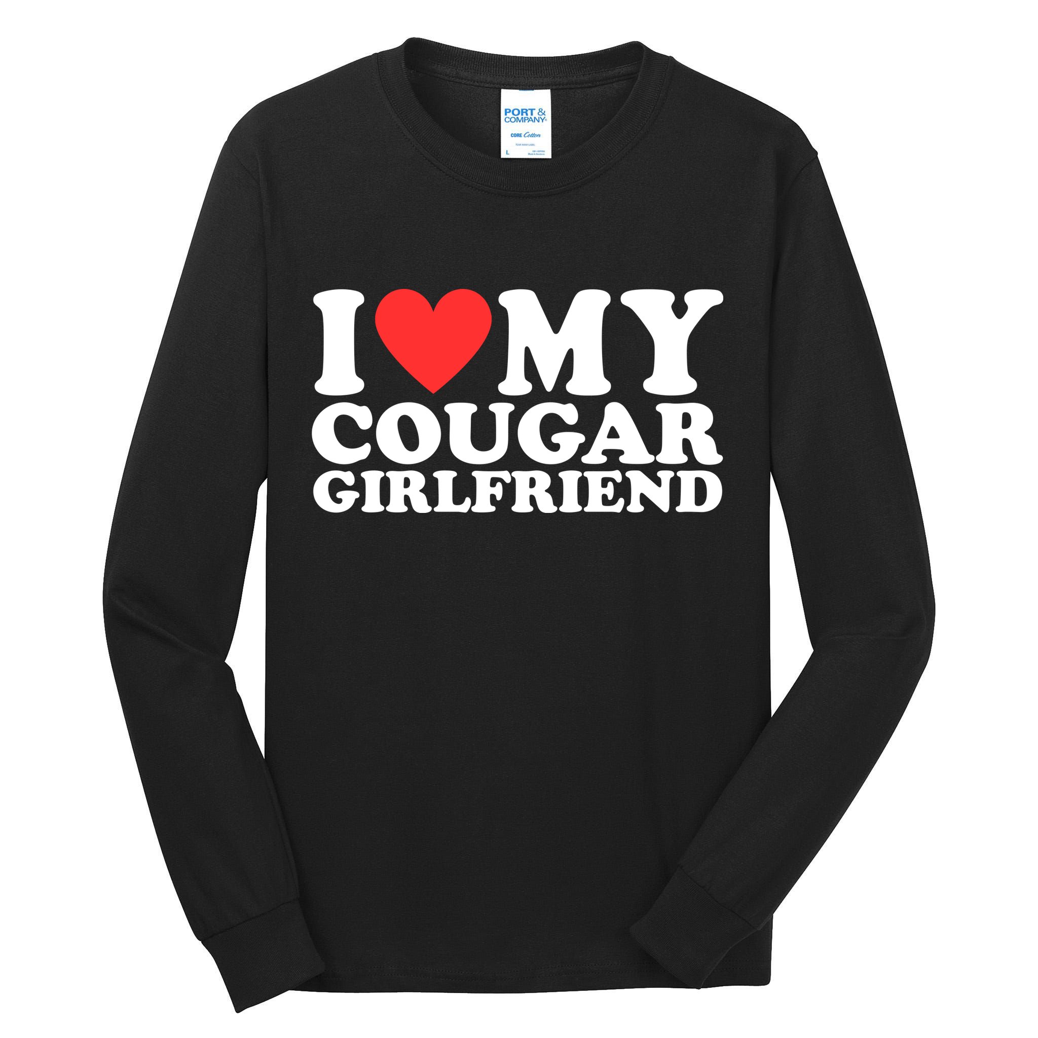 I Heart My Cougar Girlfriend Tall Long Sleeve T-Shirt