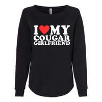 I Heart My Cougar Girlfriend Womens California Wash Sweatshirt