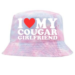 I Heart My Cougar Girlfriend Tie-Dyed Bucket Hat