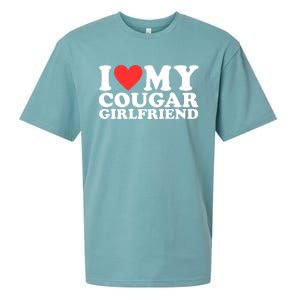 I Heart My Cougar Girlfriend Sueded Cloud Jersey T-Shirt