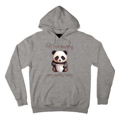 I Hate Mornings Panda Tall Hoodie