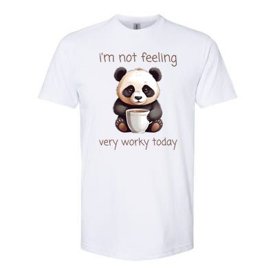 I Hate Mornings Panda Softstyle CVC T-Shirt