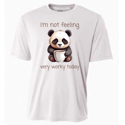 I Hate Mornings Panda Cooling Performance Crew T-Shirt