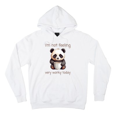 I Hate Mornings Panda Hoodie