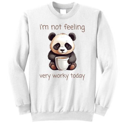 I Hate Mornings Panda Sweatshirt