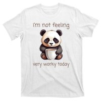 I Hate Mornings Panda T-Shirt