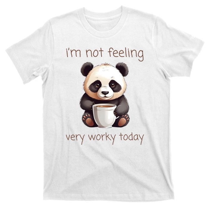 I Hate Mornings Panda T-Shirt