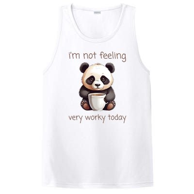 I Hate Mornings Panda PosiCharge Competitor Tank