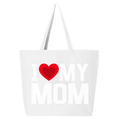 I Heart My Mom Love My Mom Happy Mother's Day Family Outfit 25L Jumbo Tote