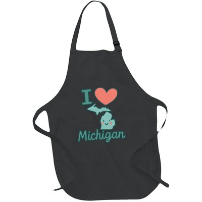 I Heart Michigan Apron
