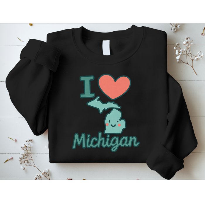 I Heart Michigan Sweatshirt