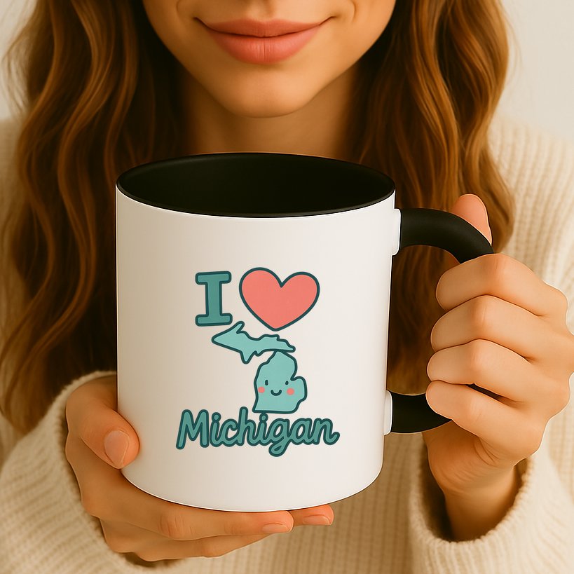 I Heart Michigan Mug