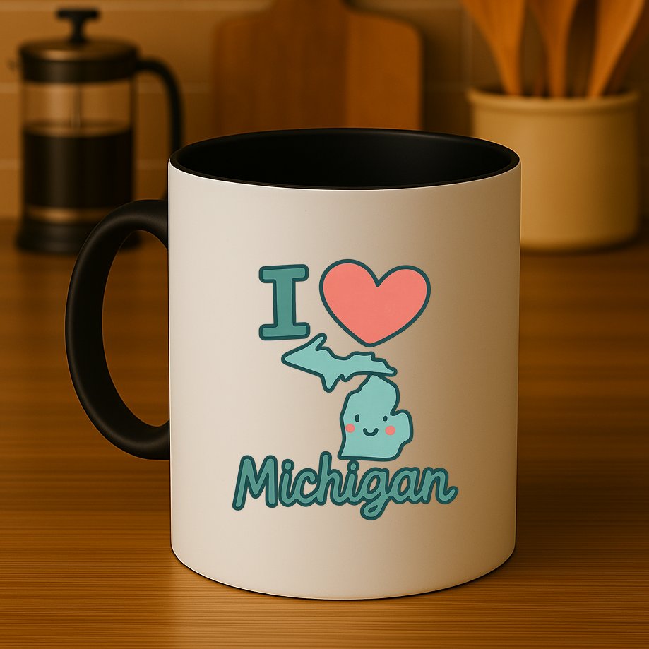 I Heart Michigan Mug