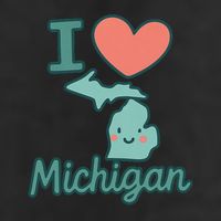 I Heart Michigan 25L Jumbo Tote