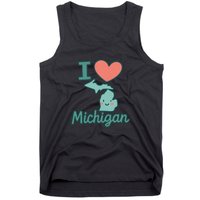 I Heart Michigan Tank Top