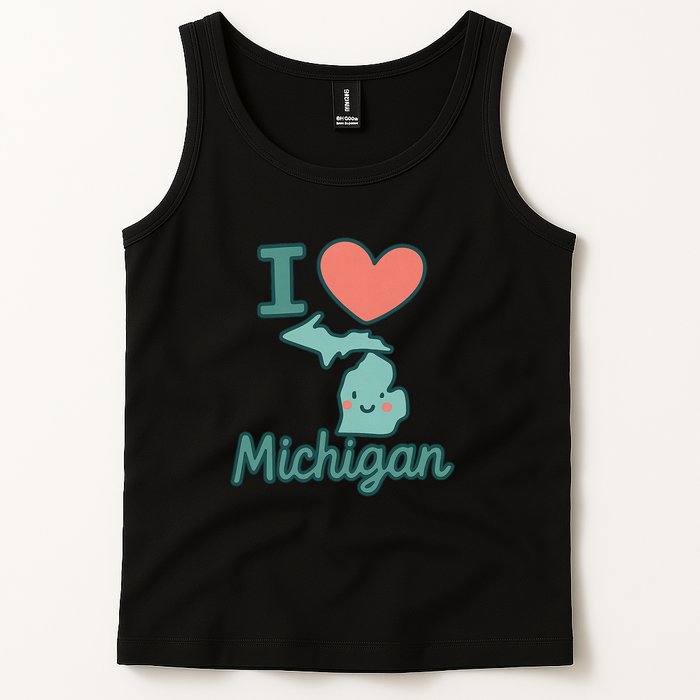 I Heart Michigan Tank Top