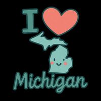 I Heart Michigan Tank Top