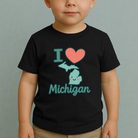 I Heart Michigan Toddler T-Shirt