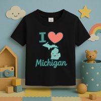 I Heart Michigan Toddler T-Shirt