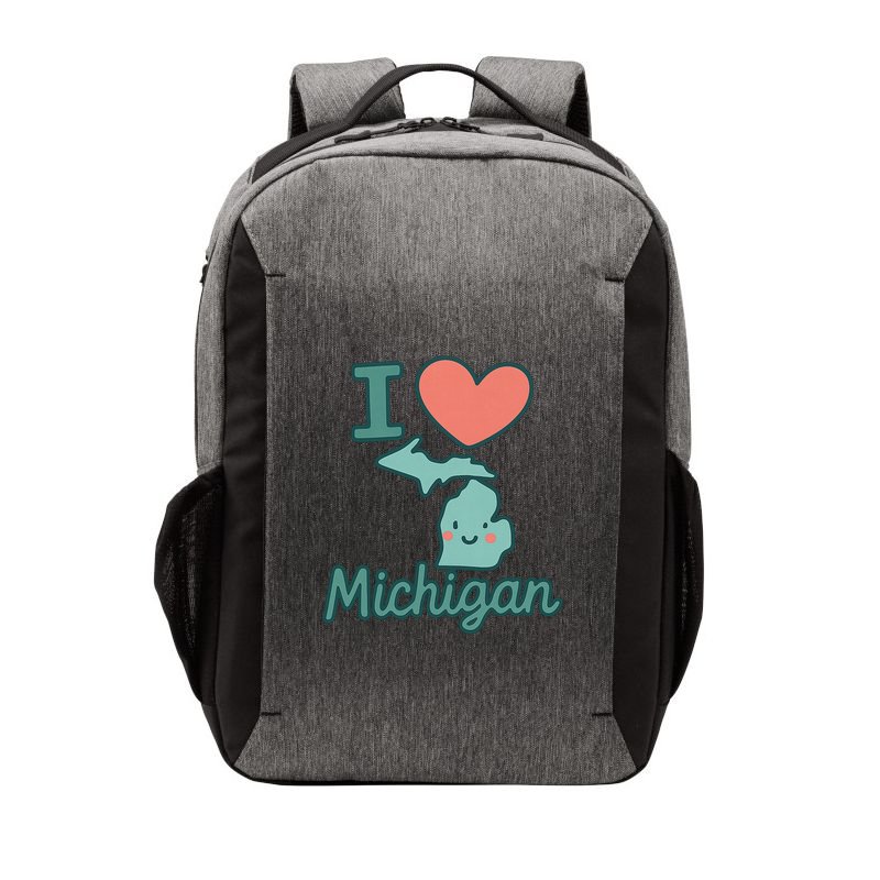 I Heart Michigan Vector Backpack