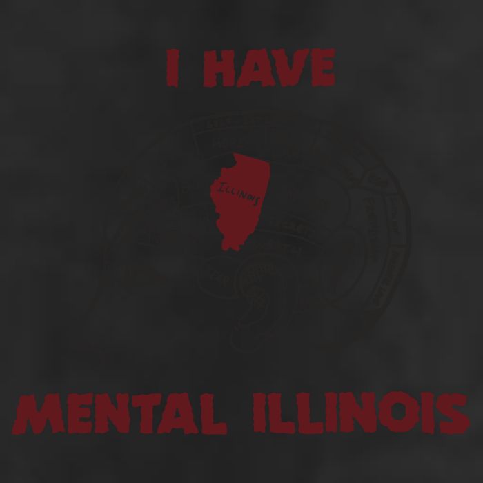 I Have Mental Illinois Mental Illness Mental Health 7 Panel Mesh Trucker Snapback Hat
