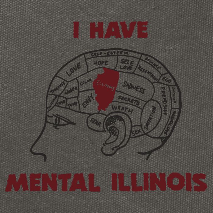 I Have Mental Illinois Mental Illness Mental Health Cotton Canvas Backpack