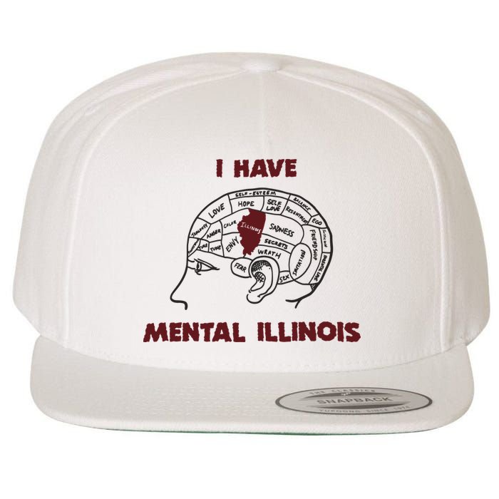I Have Mental Illinois Mental Illness Mental Health Wool Snapback Cap