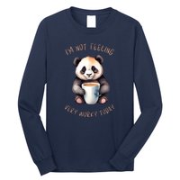 I Hate Mornings Panda Long Sleeve Shirt