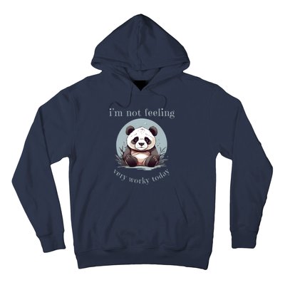 I Hate Mornings Panda Hoodie