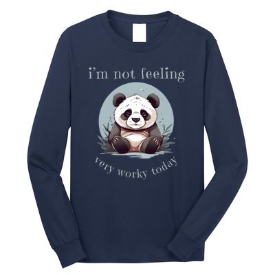 I Hate Mornings Panda Long Sleeve Shirt