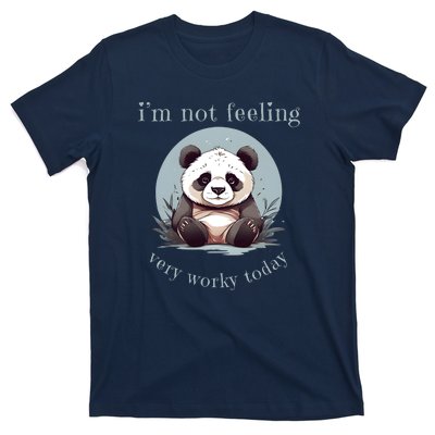 I Hate Mornings Panda T-Shirt