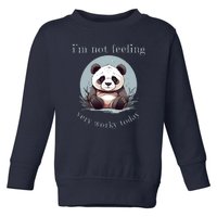 I Hate Mornings Panda Toddler Sweatshirt