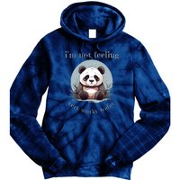 I Hate Mornings Panda Tie Dye Hoodie