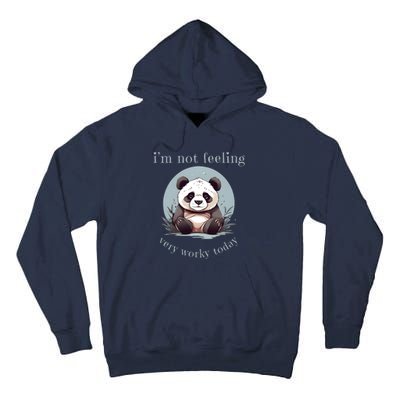 I Hate Mornings Panda Tall Hoodie