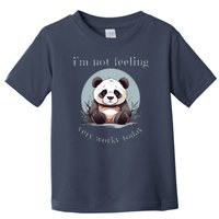 I Hate Mornings Panda Toddler T-Shirt