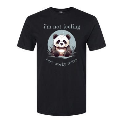 I Hate Mornings Panda Softstyle CVC T-Shirt