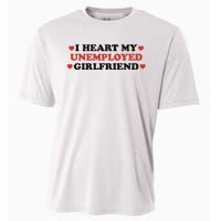 I Heart My Unemployed Girlfriend Cooling Performance Crew T-Shirt