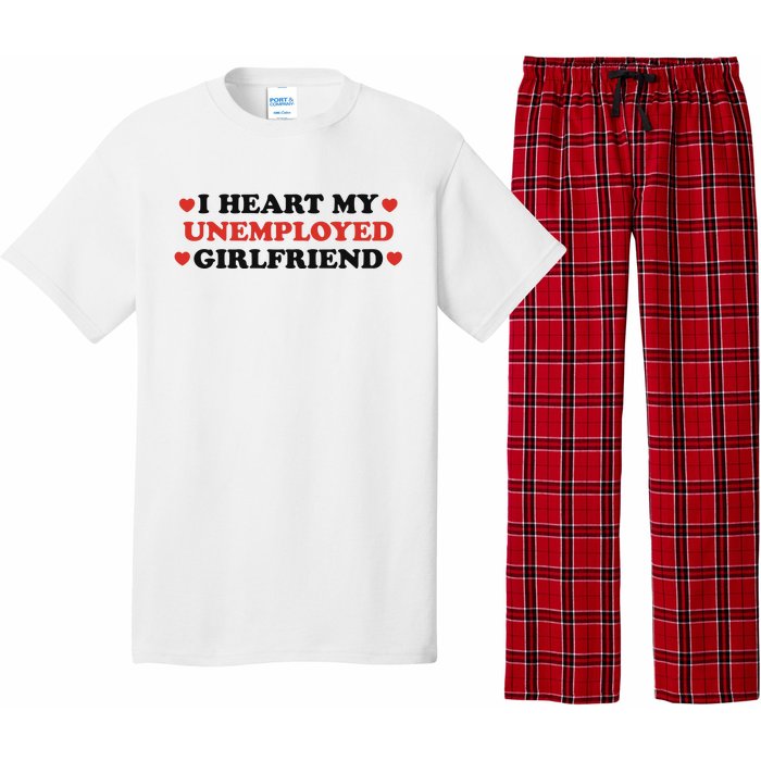 I Heart My Unemployed Girlfriend Pajama Set