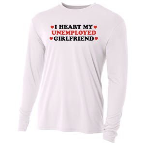 I Heart My Unemployed Girlfriend Cooling Performance Long Sleeve Crew