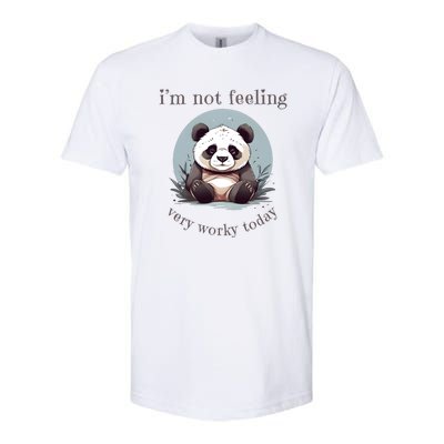 I Hate Mornings Panda Softstyle CVC T-Shirt