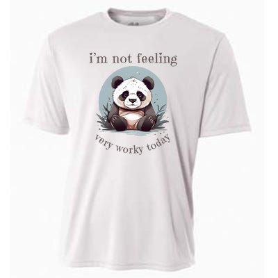 I Hate Mornings Panda Cooling Performance Crew T-Shirt