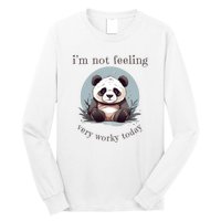 I Hate Mornings Panda Long Sleeve Shirt